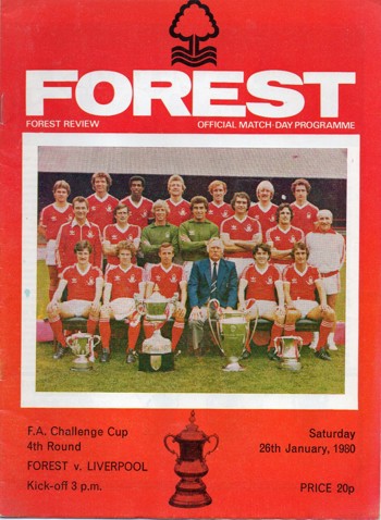 Match programme